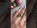 Серебряное кольцо с султанитом 3.85ct