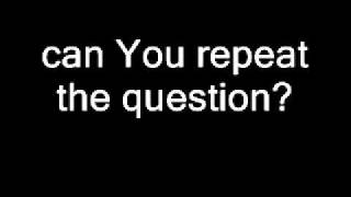 They Might Be Giant - Boss of me Lyrics