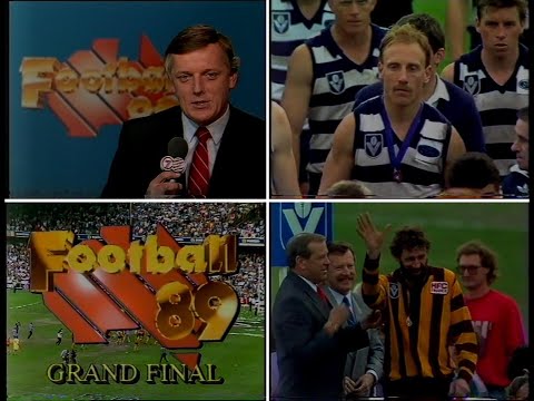 Melbourne TV broadcast of 1989 VFL Grand Final - Hawthorn v Geelong. (with commercials).