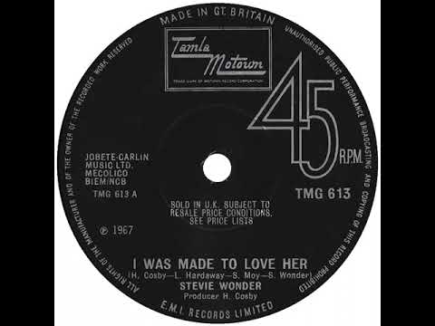 UK New Entry 1967 (173) Stevie Wonder - I Was Made To Love Her
