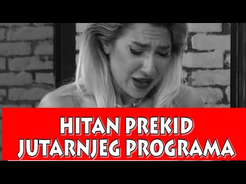 HITAN PREKID JUTARNJEG PROGRAMA! Jovana Jeremić SE RASPALA UŽIVO U PROGRAMU