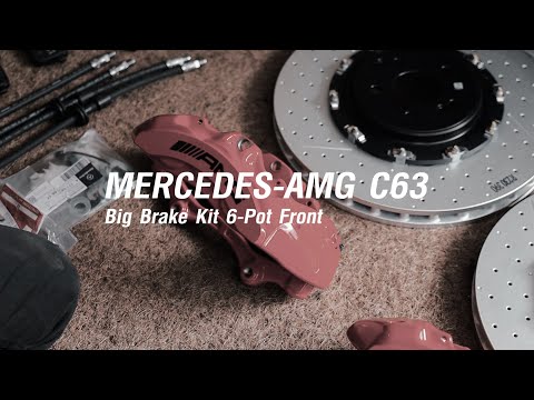 ชุดเบรค BIG BRAKE KIT ( 6 Pot-Front ) x AMG BENZ