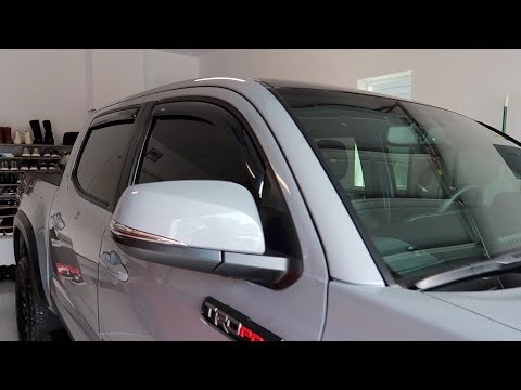 How to Install AVS Rain Guard Window Visors on a 2016-2019 Tacoma