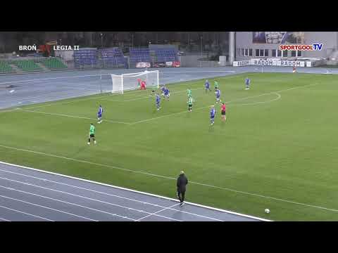 Broń Radom   Legia II Warszawa 3 1  skrót meczu