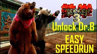 Tekken 3 Speedrun - Unlock Dr. Bosconovitch [Easy]
