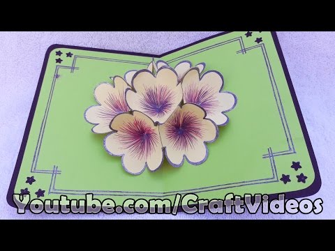 Illusion pilfer Jabeth Wilson How to Make 3D Flower Pop Up Card - Instructables