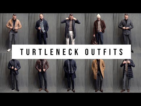 10 Different Turtleneck Outfits | Ways To Wear A...