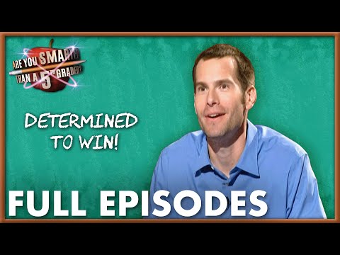 Determined To Become A Millionaire | Are You Smarter Than A 5th Grader? | Full Episode | S02E20-21