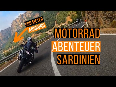 Motorradabenteuer Sardinien! | Die krasseste Straße Italiens? - 500 Meter Abgrund