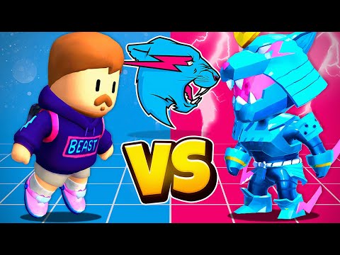 OLD vs NEW MrBeast in Stumble Guys!