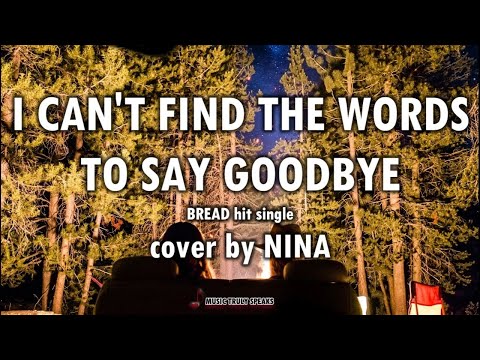 I CAN'T FIND THE WORDS TO SAY GOODBYE - NINA - with lyrics