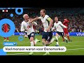 Engeland naar finale EK, Denemarken uitgeschakeld