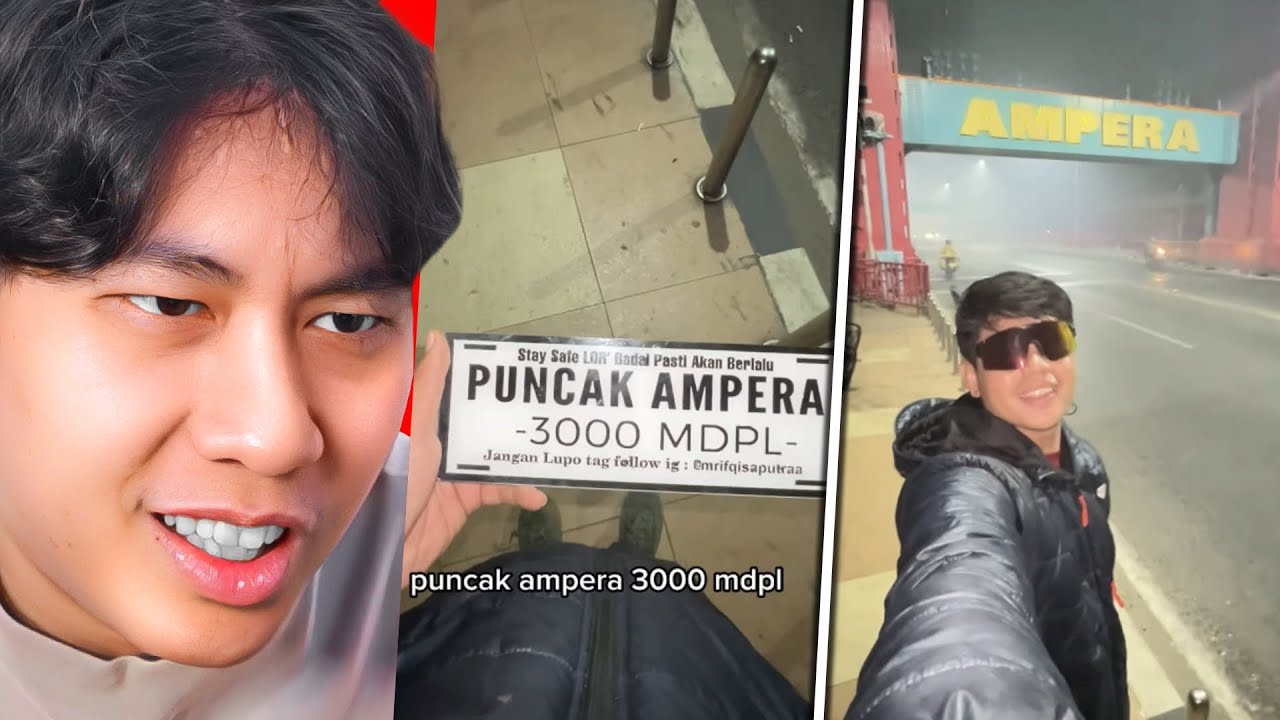 sejuk euyyy di palembang 3000 mdpl 🥶 - REACT MEME KOCAK