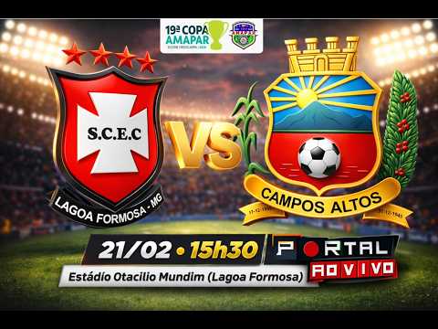 Santa Cruz EC x Campos Altos FC 🏆3º Rodada - 19ª Copa AMAPAR