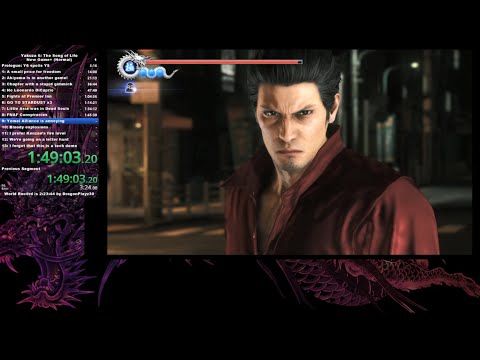 Yakuza 6: The Song of Life New Game+ (Normal) Speedrun [3:14:51] - Birthday speedrun!