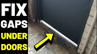 How To Install BOTTOM DOOR SEALS--2 TYPES!! (Keep Out Bugs/L
