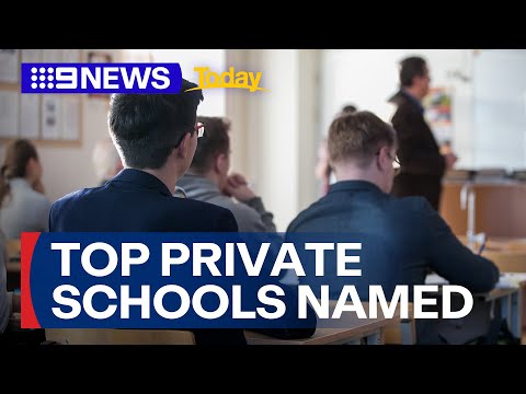 Australia's top private schools revealed | 9 News Australia