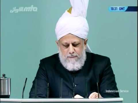 (Indonesian) Friday Sermon 10th December 2010 Muharram and status of Hadhrat Hussein(ra)
