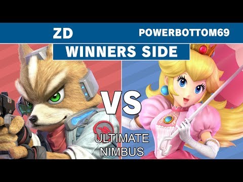 Ultimate Nimbus - Demise | ZD (Fox) Vs. PowerBottom69 (Peach) Pools - Smash Ultimate
