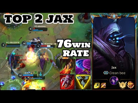 Wild Rift Jax - Top 2 Jax Gameplay "Jax Main" Rank Challenger
