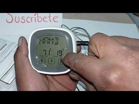 TERMÓMETRO DIGITAL CON SONDA PARA PARRILLAS, HORNOS, AHUMADORES Y COCINA TMP036