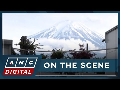 Japan town blocks view of Mt Fuji after tourists overcrowd photo spot ANC