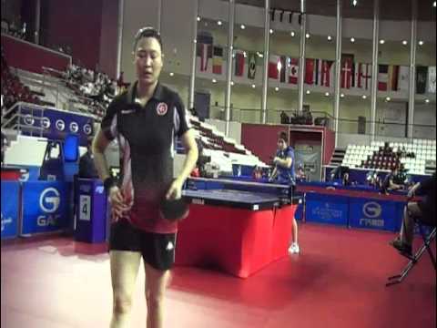 Qatar Open 2013 Amelie Solja vs. Jiang Huajun Last 32 Set 5,6,7