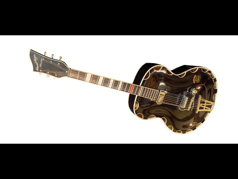 The Auctioneer. 1956 finger-picking tongue twister by Leroy van Dyke; Hoyer Vollton German guitar