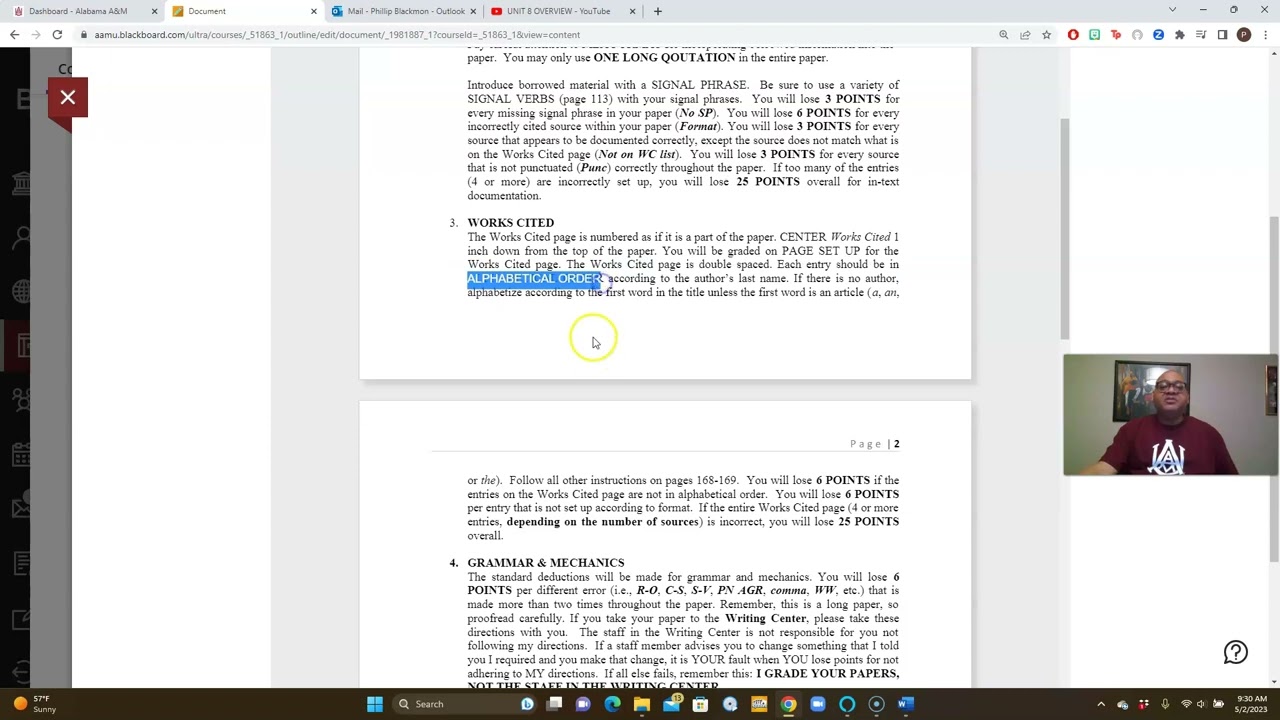 ENG 102 GUIDELINES FOR WRITING THE RESEARCH PAPER