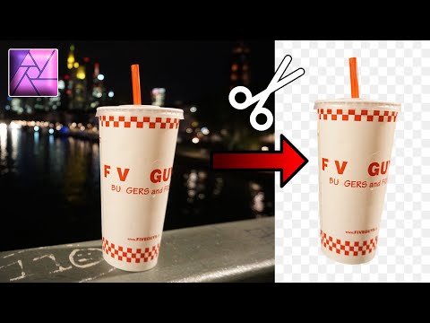 Affinity Photo - Ausschneiden / Freistellen Tutorial Deutsch