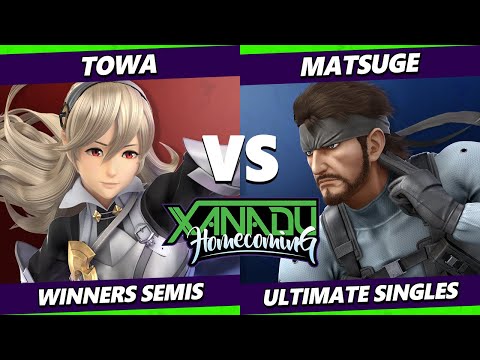 Xanadu Homecoming Top 8 - Towa (Corrin) Vs. Matsuge (Snake) Smash Ultimate - SSBU
