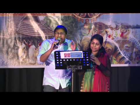 Coventry Kerala Community Christmas & New Year 2015 - 2016 Duet song Renin Kaduthoose &Bindhu Sajan