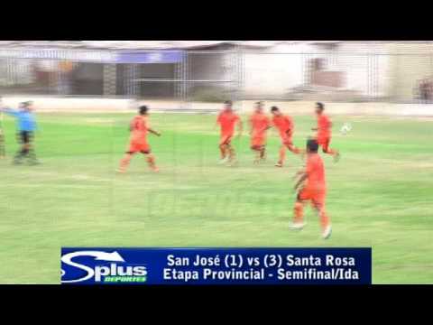 SAN JOSÉ DE RONTOY (1) vs (3) SANTA ROSA DE CALDERA - ETAPA PROVINCIAL - SEMIFINAL/IDA 2014.