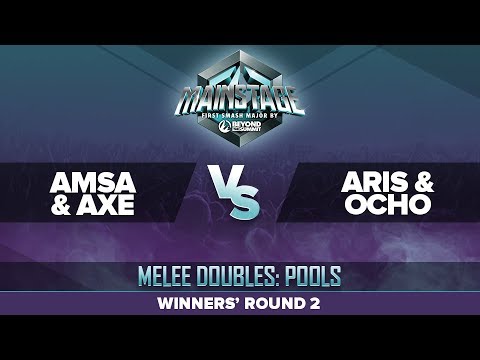 aMSa/Axe vs Aris/Ocho - Winners' Round 2: Melee Doubles Pools - Mainstage