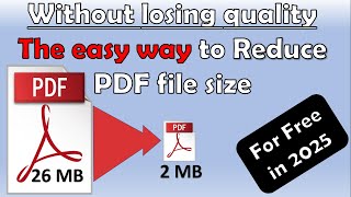 how to reduce pdf file size