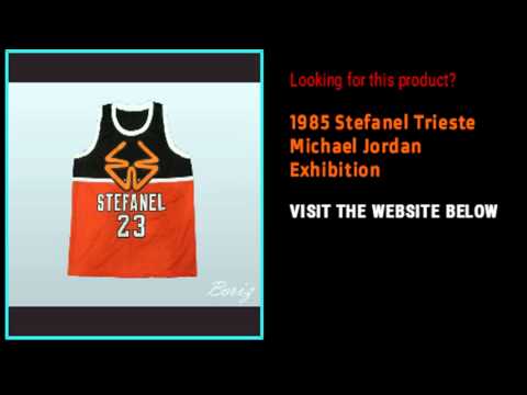 1985 Stefanel Trieste Michael Jordan Exhibition