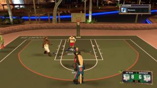 NBA 2K17 exposing 2 mascots / Got fadeaway game winner
