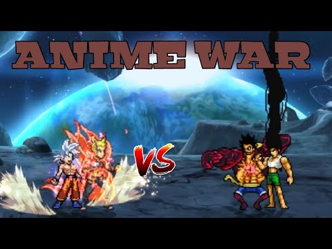 Naruto Baryon Mode V2 & Goku Perfect MUI VS Luffy Gear 4 Bound Man & Adult Gon in Jump Force Mugen.