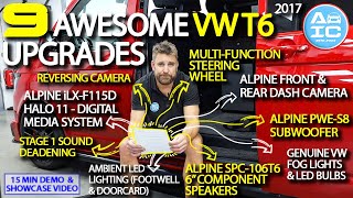 9 Awesome VW T6 Transporter Upgrades! Alpine Halo 11, Multi-Function Steering Wh