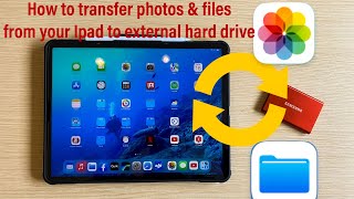 How to transfer photos and files from ipad to external hard drive (Greek subs)