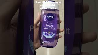 Nivea fresh power fruit shower gel review #review #ytshorts #skincare #viral