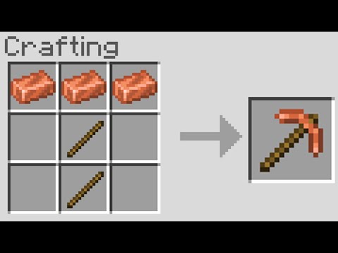 How To Craft Copper Tools in Minecraft!