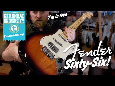 Fender Alternate Reality Series Sixty-Six HSS with Maple Fretboard 2019 3-Tone Sunburst image 9