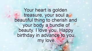 Wishing My Boyfriend Happy Birthday In Advance