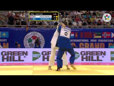 Antoin Valois-Fortier vs Dagvasuren Nyamsuren Grand-Prix Ulaanbaatar 2015