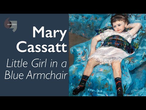 Mary Cassatt, Little Girl in a Blue Armchair