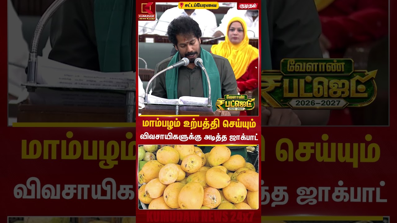 மாம்பழம் உற்பத்தி செய்யும்விவசாயிகளுக்கு அடித்த ஜாக்பாட் | Agriculture Budget | #shorts