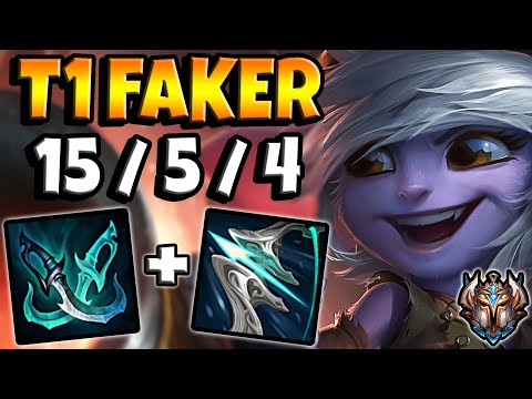 T1 Faker Tristana MID vs Ryze - Patch 12.4 Korea Challenger ✅