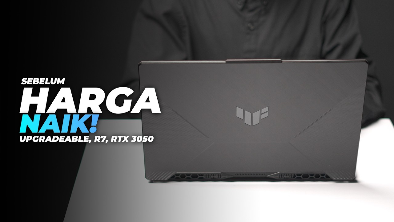 ASUS TUF GAMING A15 FA506NCQ R735B6T-HM | SEBELUM HARGA NAIK! TUF RYZEN 7 RTX3050, UPGRADEABLE!