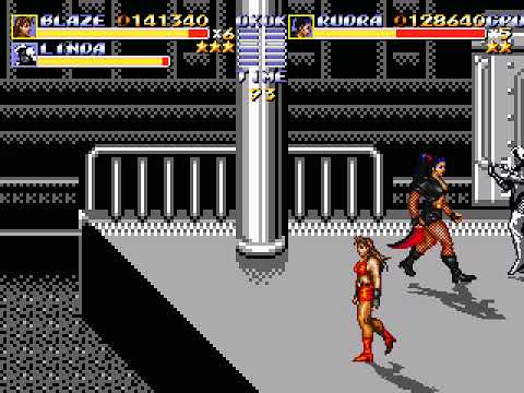 Streets Of Rage Remake - Mod - Double Dragon Trilogy (PC) - Double Dragon 2, Stage 4.